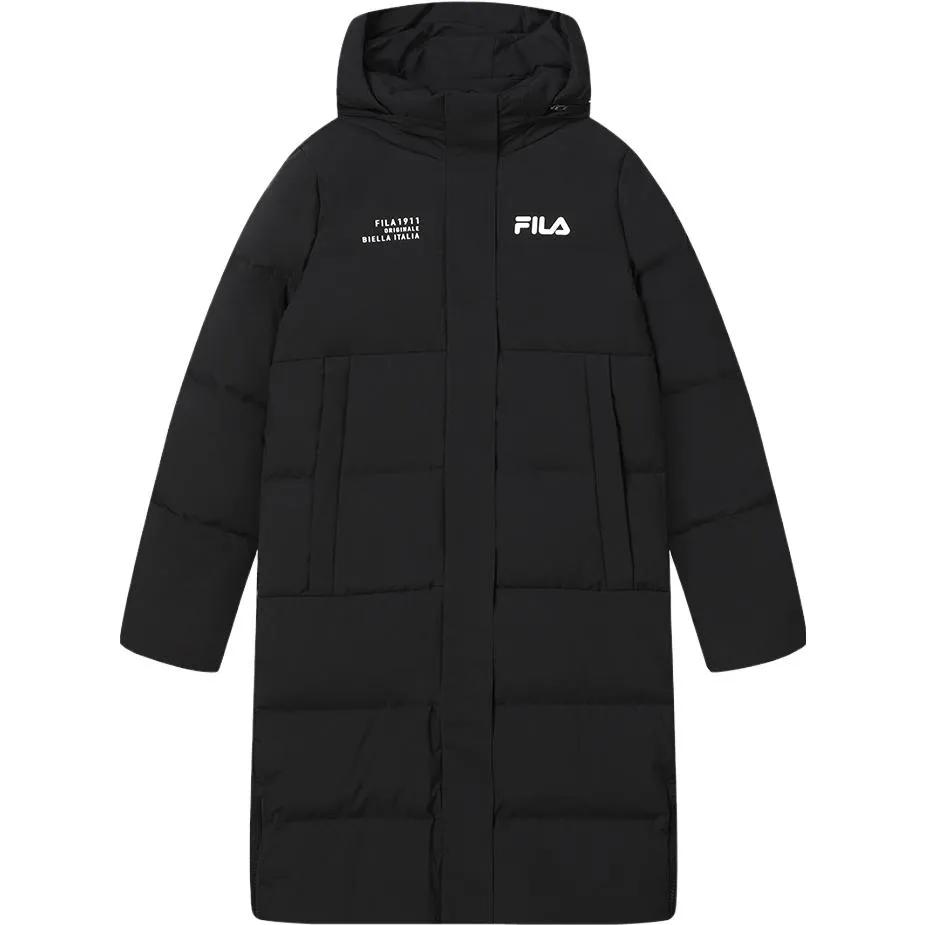 FILA Down Jacket Women's Jet Black (Unisex) Down Jackets F11W349910F BK