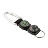 Durable Outdoor Survival Tool High Quality Outdoor Camping Compass Key Chain Thermometer Carabiner