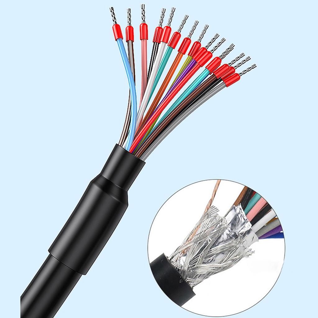 DB9 DB15 DB25 Male Female 9/15Pin удлинительный кабель Промышленный кабель порта DB9 9/15Pin клеммный провод для электронных устройств