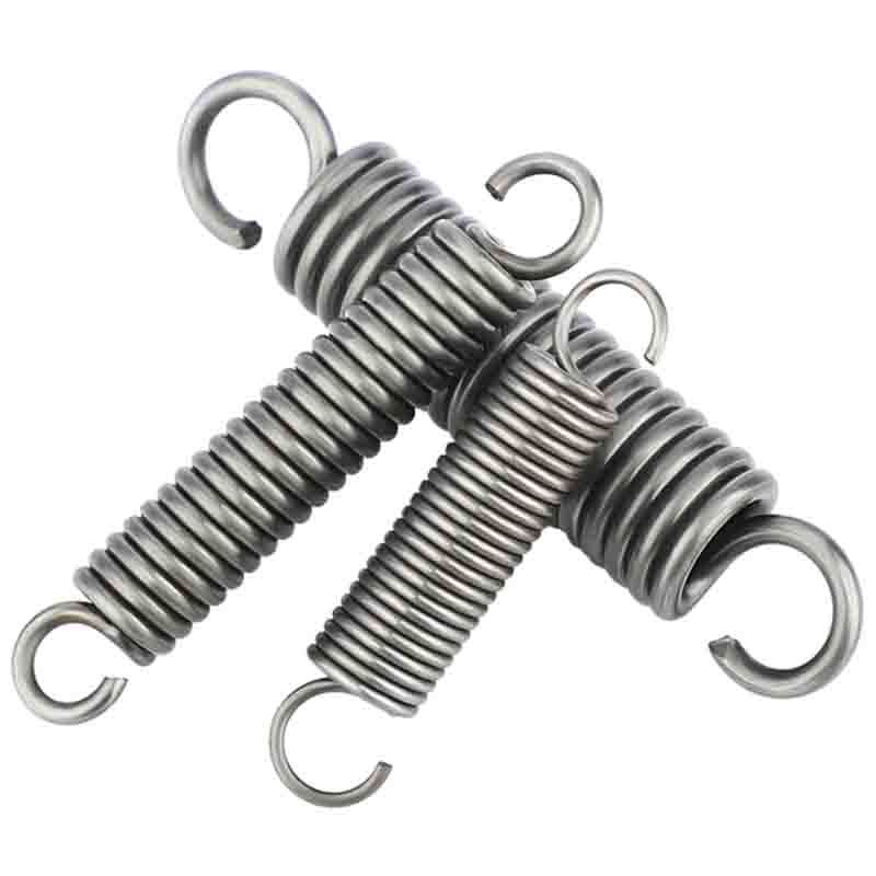 2PCS Custom Extension Spring Pullback Coil Tension 3mm Wire 30mm Outer Diameter Length 100-300mm for Hardware And Tools