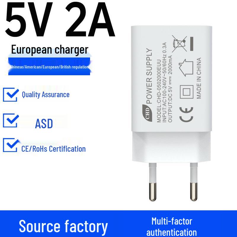Сертифицированный CE 5V 2A USB-адаптер питания, стандарт ЕС