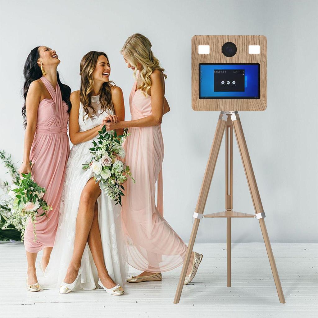 Portable Magic Mirror Photo Booth, 15.6-inch Touchscreen SLR Camera Photo Booth, shipped from the EU with flight case, suitable