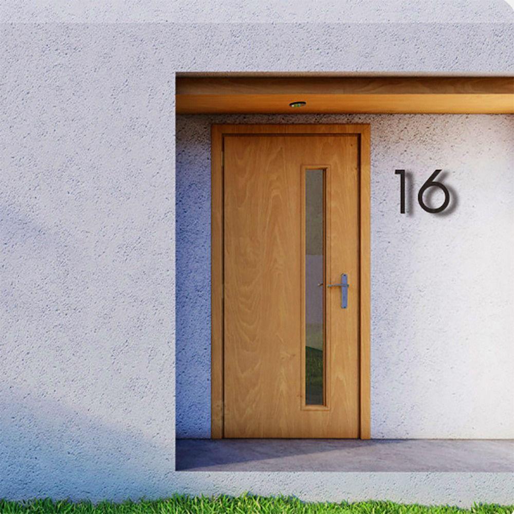 8inch 3D Suspension House Number Black Address Number High Quality Hotel Room Number Door Use