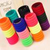 50 PCS High Elastic Rubber Hair Rope Band Random Color