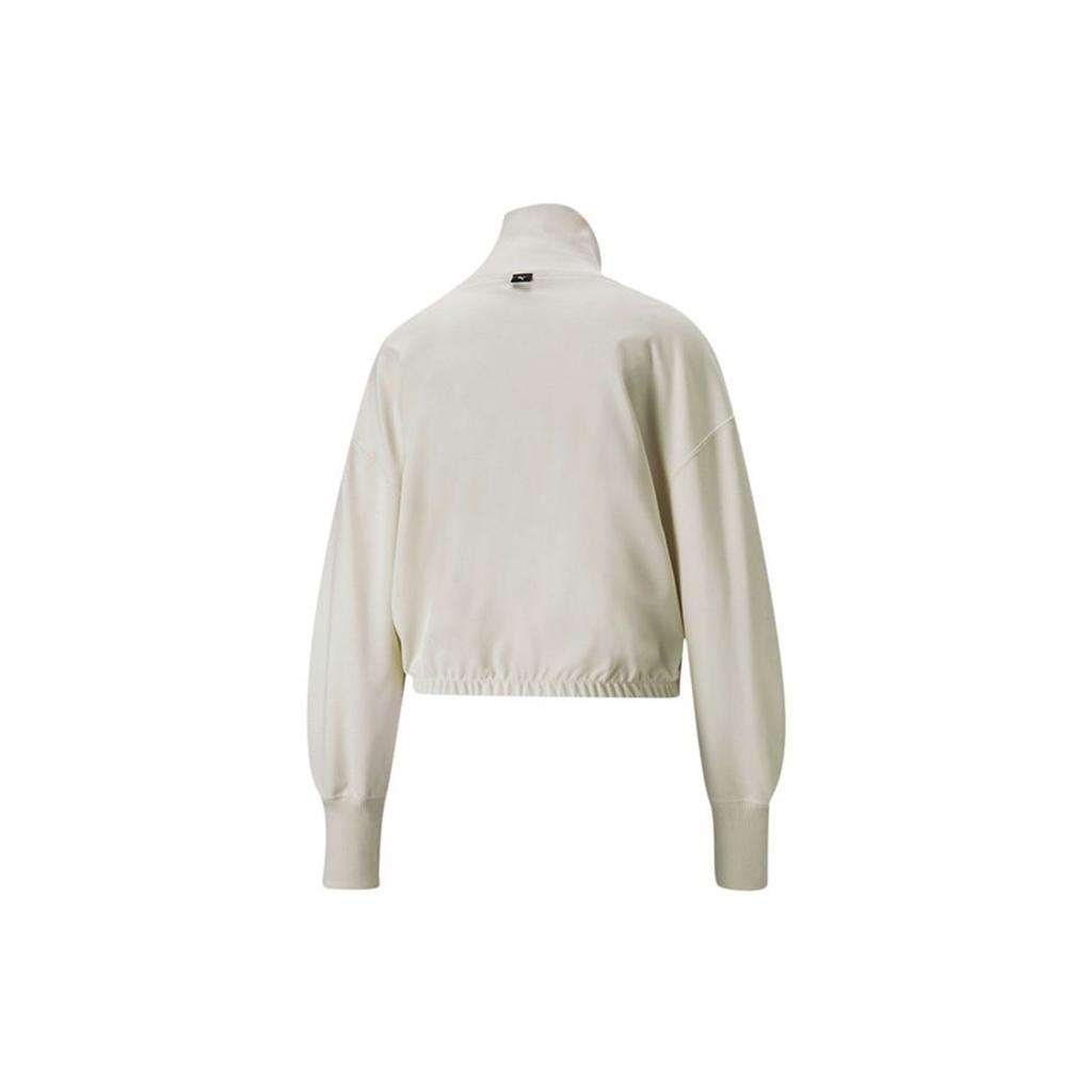 Puma Infuse однотонный свитер с высоким воротом, женский свитшот цвета слоновой кости 531926-73