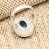 Indicolite Tourmaline Gemstone Handmade Jewelry 925 Sterling Silver Ring