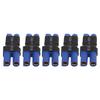 5 шт. EC5 Female to EC3 Male Connector Blue Black Rubber Plastic Copper 10x20x48 мм EC5 to EC3