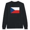 Длинная футболка - PIXELFORMA - Drapeau de la Tchéquie - Noir - Coupe Regular - Col classique