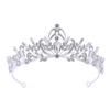 Bridal Crown Tiara Year Queen Silver Hairband Jewelry Wedding Wedding Dress Rhinestone Crown Bar