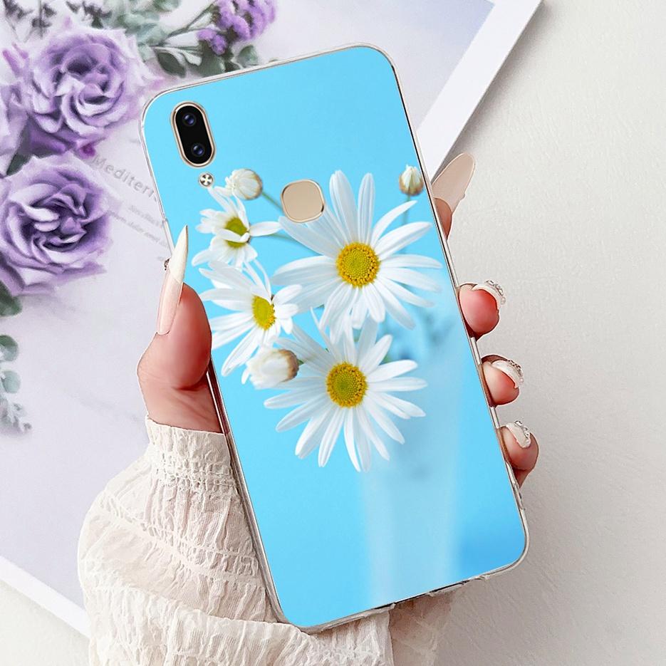Чехол для Vivo V9 Youth 1727 1726 Милый Чехол с Рисунком Сердечка Мягкий Тонкий Чехол для Телефона Для Vivo Y85 Y89 V 9 Youth VivoV9 6GB Fundas