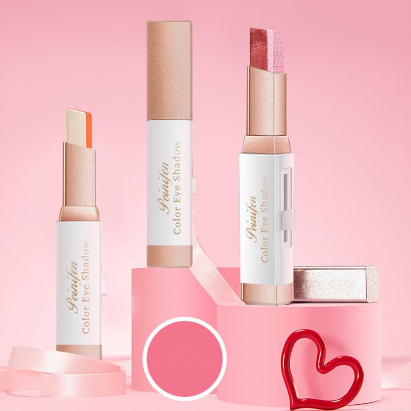 Двойной цвет, блестящие тени для век, карандаш, тени для век, водостойкий двухцветный мерцающий косметический инструмент для макияжа