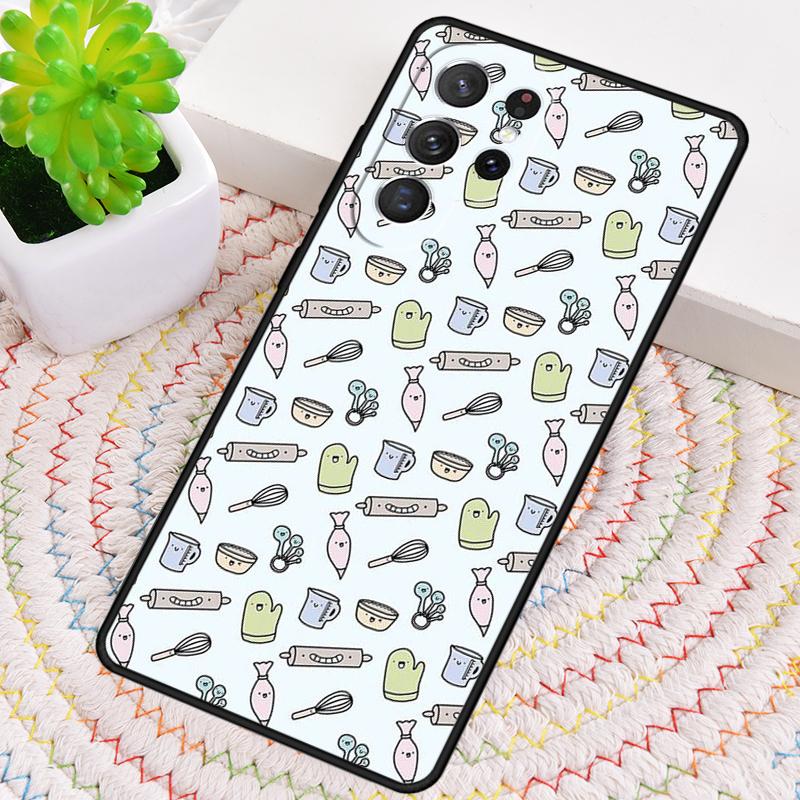 Мягкий чехол для телефона Baking Cook Chef для Samsung Galaxy note 10 pro S26 Ultra S23 S24 FE S25 S21 S22 PLUS ударопрочный