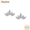 Танциз стерлингового серебра 925 пробы циркон серьги серьги-капли для женщин подарки на свадьбу