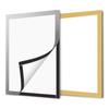 3PCS Square Self-Adhesive Photo Frame Wall Mount Document Holder Display Frame  Window