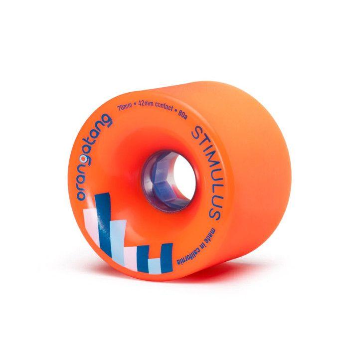 Roue - ORANGATANG - STIMULUS - 70x42mm - 80A - Orange [x4]