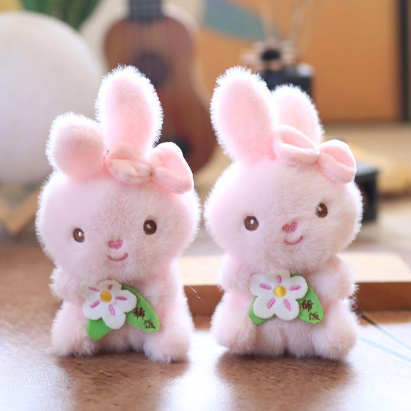 Plush Bunny Keychain With Pp Cotton Filling For Kids And Collectors