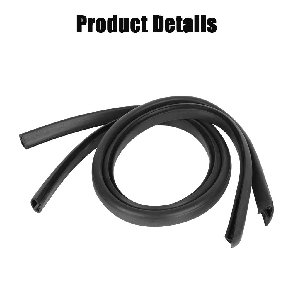 EPDM B стойка шумозащитная защита от ветра 2 шт. аксессуары для автомобильного герметика уплотнитель края двери автомобиля авто уплотнитель защитная наклейка полоски для автомобильного уплотнения