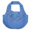 ROOSHOPPER Eco Bag Recycled Cotton Large Capacity Cat Pattern 1188 06 Blue [Rootote] EU.Round.Bra Sagarineko-A Women's