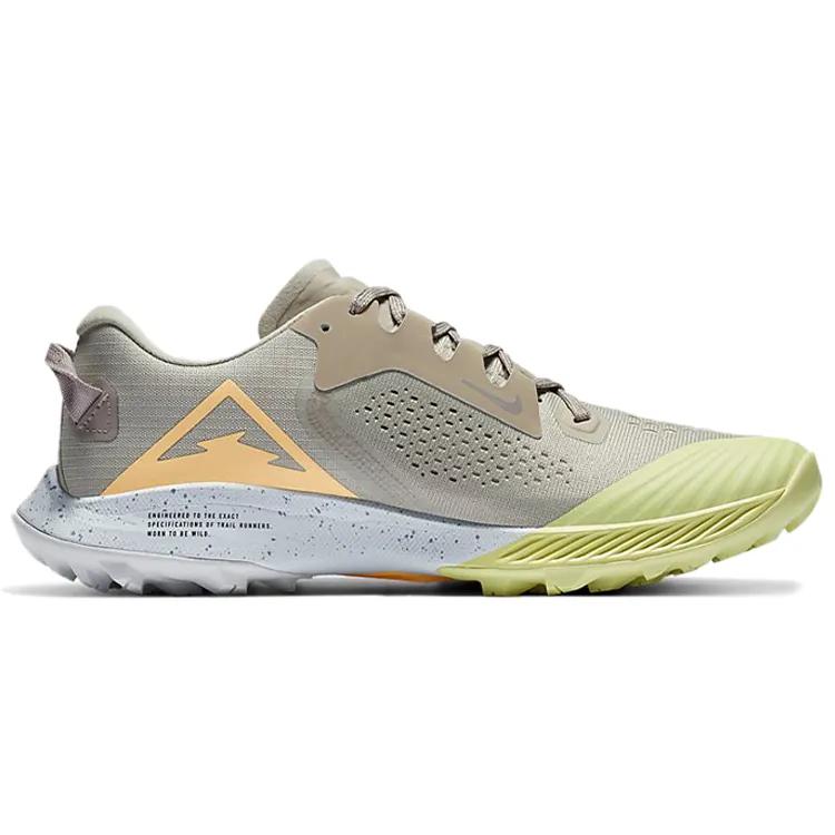 Nike Womens Air Zoom Terra Kiger 6 'Stone Limelight' (women's sizes) Stone / Enigma Stone / Limelight / Melon Tint Running Shoes CJ0220 200