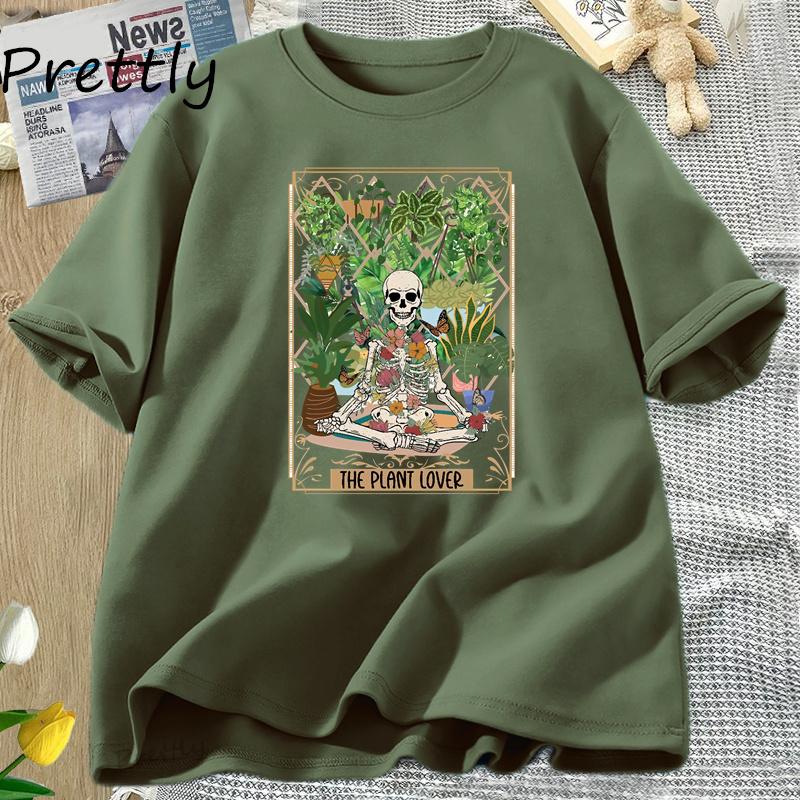 Funny Diabetes T Shirt Unisex Unisex Skeleton Plant Graphci T Shirts Cotton Short Sleeves Tee Shirt Loose Unisex Clothes Tops