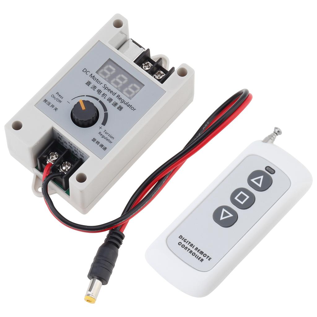 DC Motor Speed Controller 6V-28V PWM LED Display Remote for Massage Bed Chair Equipment