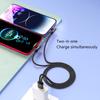 Кабель для зарядки Type-C и USB под углом 90 градусов 5A Кабель для быстрой зарядки для быстрой подачи питания и синхронизации данных