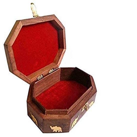 Коробка для хранения украшений в стиле слона, деревянная шкатулка для украшений ручной работы для женщин, резьба по дереву