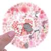 55 шт. Наклейки с цветами сакуры розового цвета для дневников и DIY