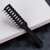 Men's Plastic Nine-Row Ribbed Comb for Home and Salon Hair Styling