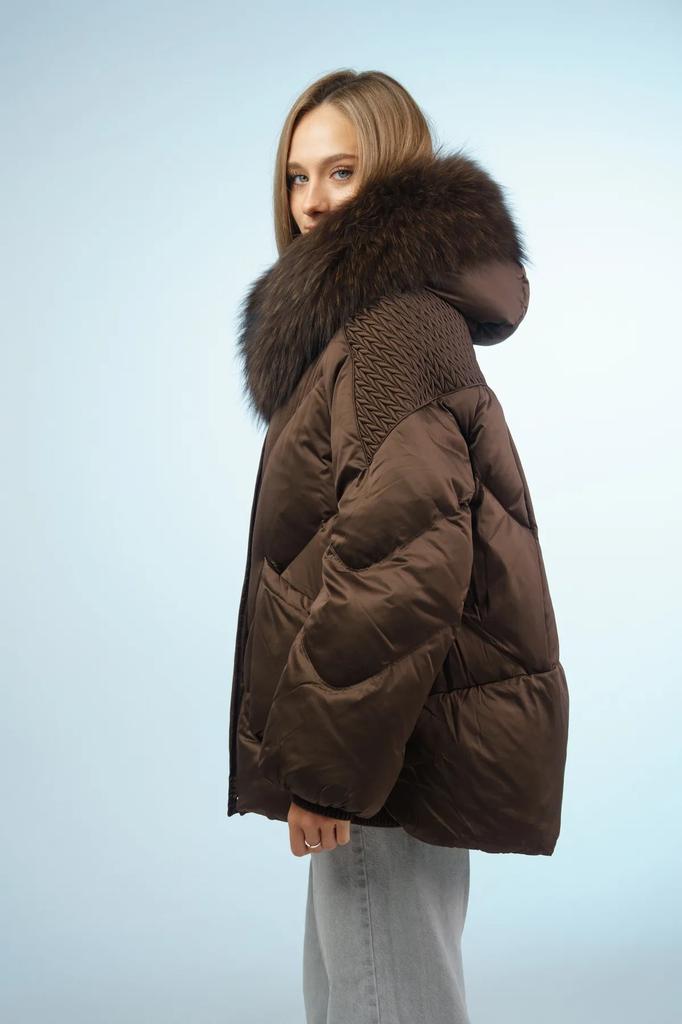 Куртка женская Vo-tarun 085 M светло-коричневая