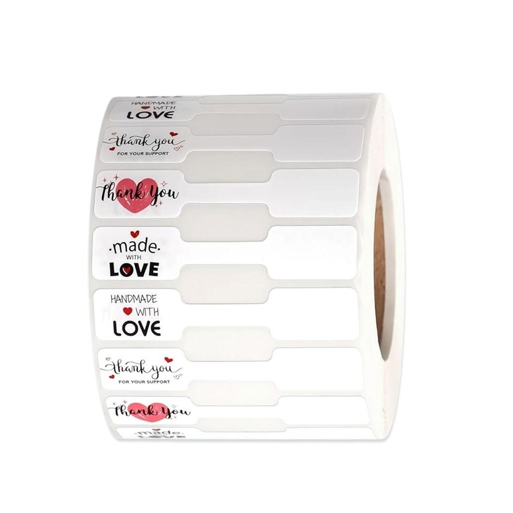 Упаковка из 500 самоклеящихся ценников для ювелирных изделий, пустые наклейки для письма, для демонстрации изделий ручной работы и розничной торговли