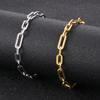 Titanium Steel Hip -Hop Tide Brand 3 :1 Round Chain Stainless Steel Stitching Versatile Bracelet