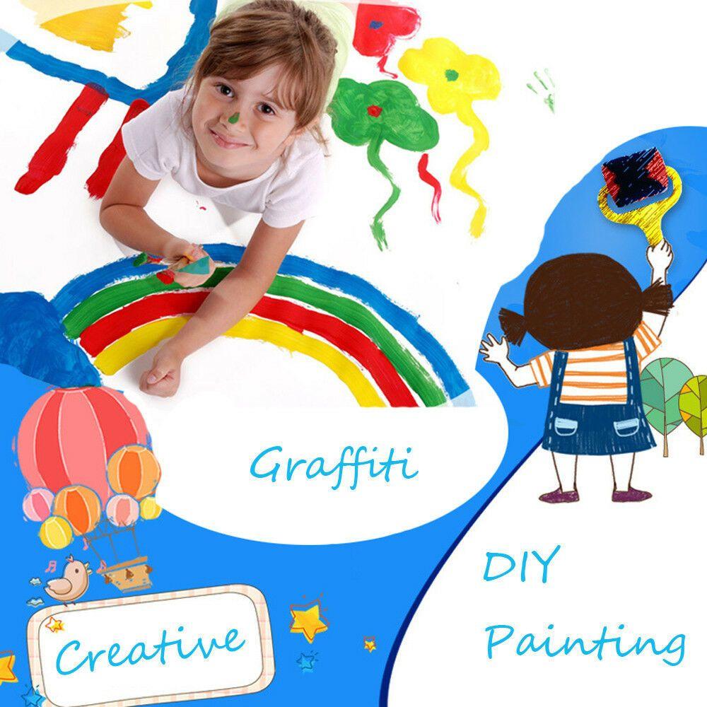 Дети Малыш Дети Кисть для рисования Детские Кисти для рисования Губка Цветочный узор Детский инструмент для рисования