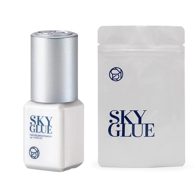 1 Бутылка клей SKY для наращивания ресниц 5 мл Оригинальный Sky S+ Черная Красная Синяя Крышка Клей для накладных ресниц Sky TD Прозрачный Клей Поставщик