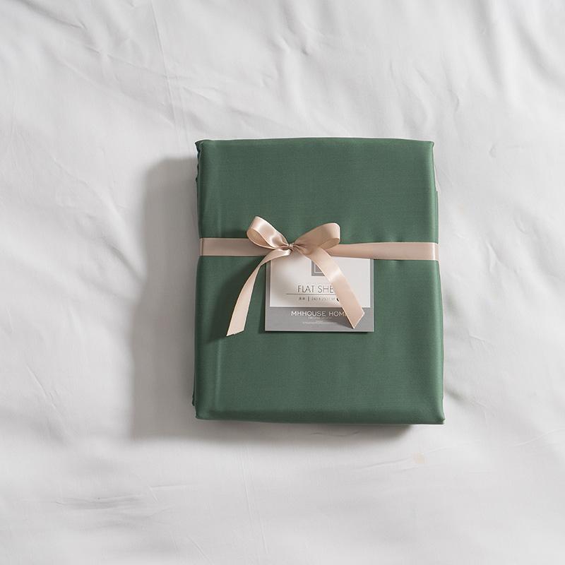 Natural Mulberry Silk Flat Sheet Solid Bedding For Single Double King Size Beds Home Textile