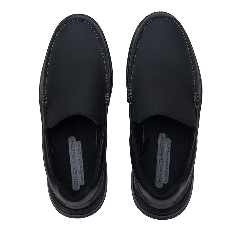 Skechers Мужская повседневная кожаная обувь для костюма