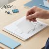 Removable Clear Sticky Notepads 2PCS Transparent Notepads, Waterproof Memo Pads, Smooth Writing Self Stick Notes for Journaling Strong Adhesive