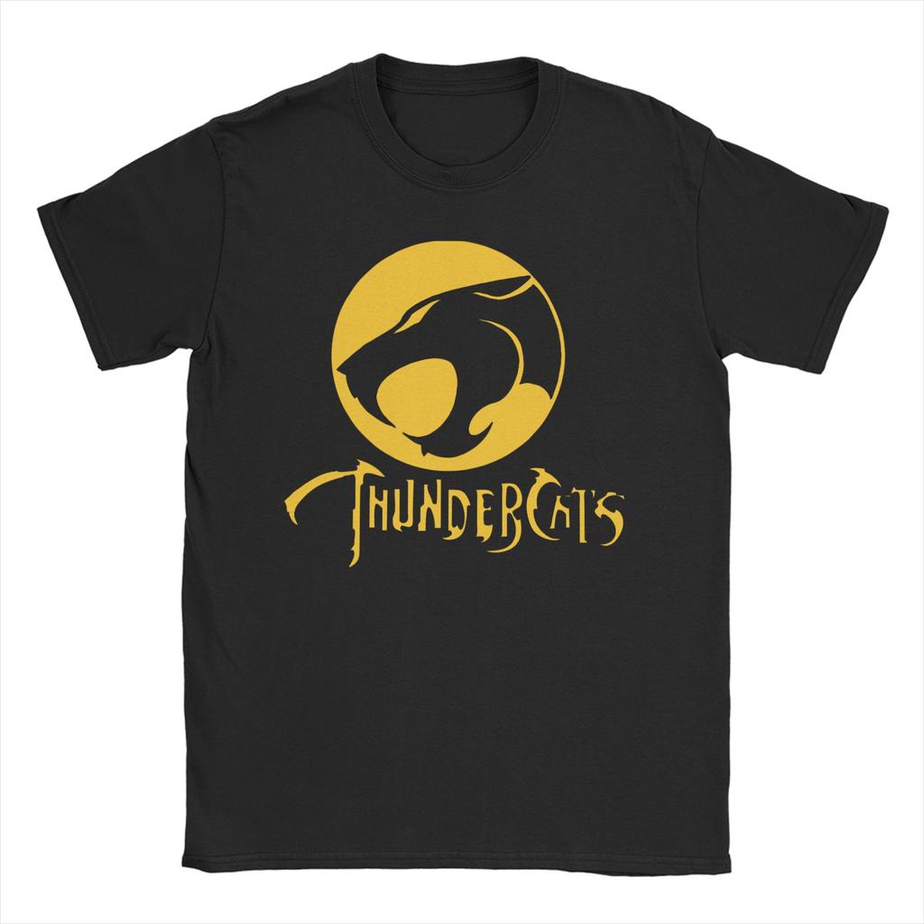 Men Womens ThunderCats T Shirt Panthro Cheetara Tygra 80s Retro Cartoon Pure Cotton Clothes Vintage Tee Shirt Graphic TShirts