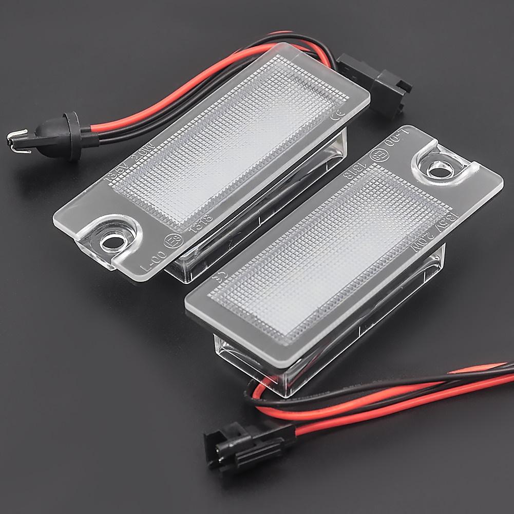 Задний белый светодиодный светильник номерного знака автомобиля, лампа номерного знака для Volvo S60 S80 V70 XC70 XC90