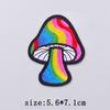 Mushroom Patch Iron On Patches For Clothing Thermoadhesive Patches On Clothes Natural Cartoon Embroidery Patch For Clothes Badge