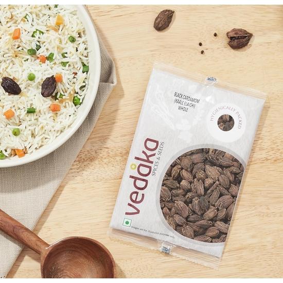 Ведака Кардамон (Черный Элайчи) Целый | Без добавления красителей | Без добавления консервантов | 100 г