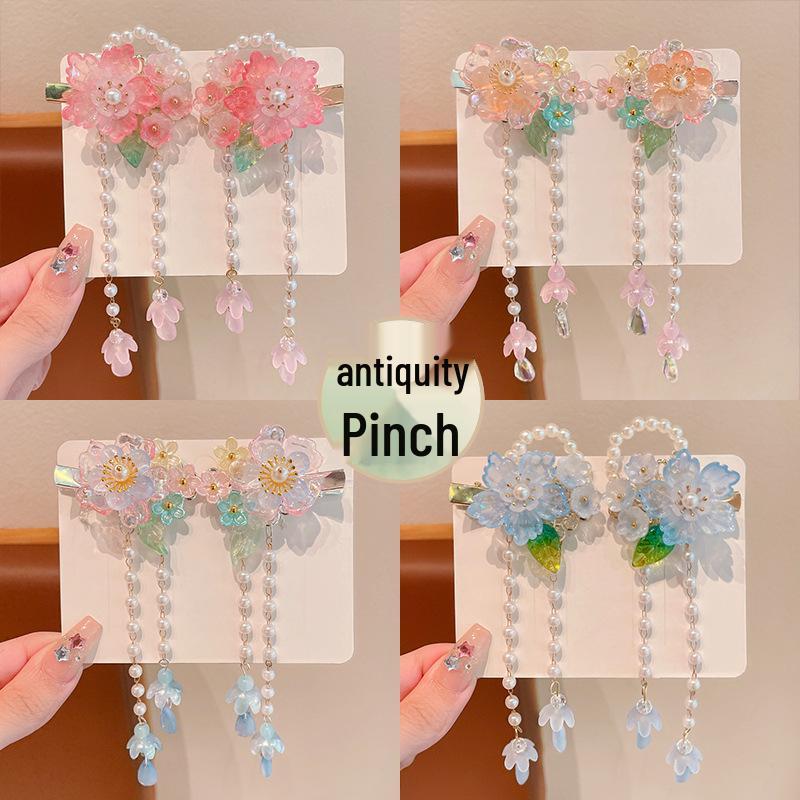 Китайские заколки для волос в стиле принцессы с кисточками - Аксессуары для волос Ханфу в древнем стиле для женщин и девочек