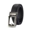[Noverst] ремень мужской деловой простой в использовании мужской ремень для костюма ремень разных размеров автоматический замок простой в использовании подарок гольф черный 120