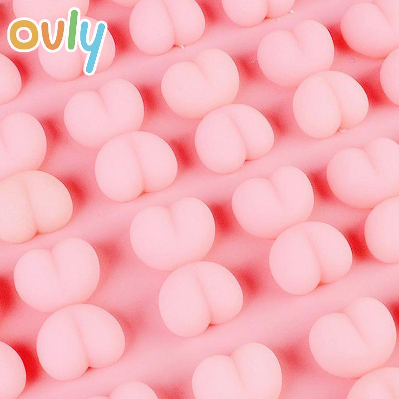 20Pcs Kawaii Squishies Ass Mochi Squeeze Wacky Toy Cute Animal Antistress Ball Squishy Fidget Sticky Stress Funny Stranger Toys Gift