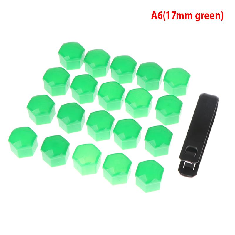 20 шт./компл. 17/19 мм колпачок гайки болта колеса пылезащитный чехол с инструментом для снятия ключа автомобильные аксессуары многоцветный