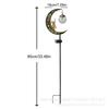 Solar Powered Garden Stake Lights Outdoor Decorative Iron Art Landscape Lamps for Patio Yard Pathway Ambient Lighting