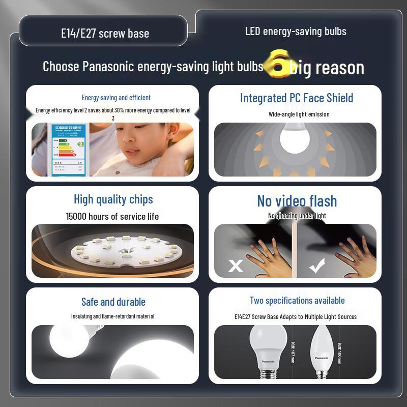 Panasonic E27 LED Light Bulb