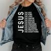 Иисус мой Бог, король все, женские винтажные топы, футболка с христианской верой, религиозная одежда, повседневная модная футболка Camisetas Mujer
