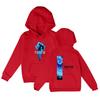 Unisex Letter Print Hooded Sweatshirt Loose Fit Long Sleeve Casual Pullover Winter