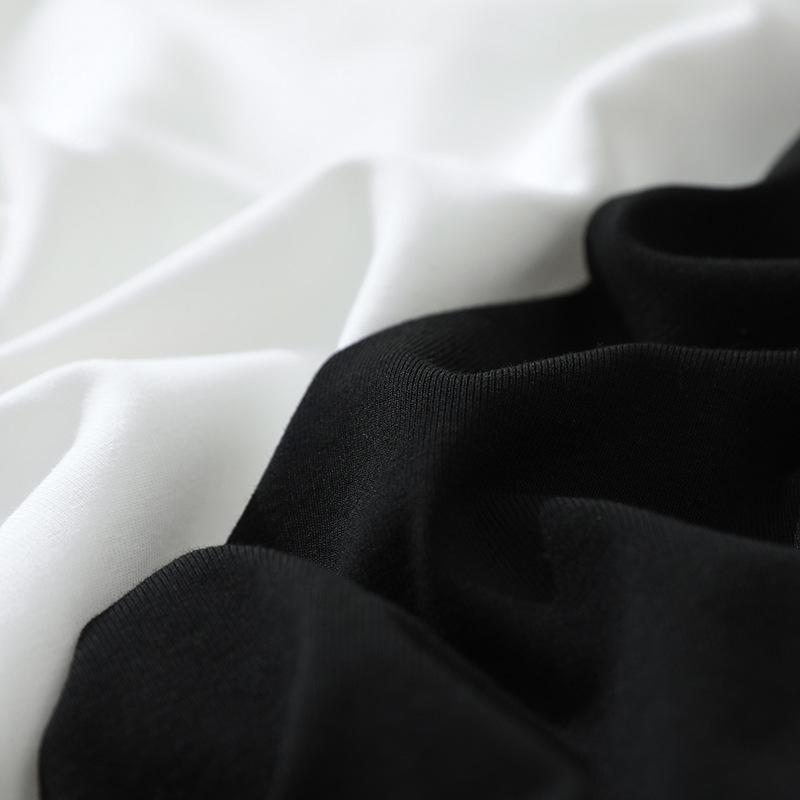 Футболка с короткими рукавами для женщин, новая женская летняя ретро-футболка с воротником-стойкой, однотонная хлопковая футболка, топ в старинном стиле с косой планкой